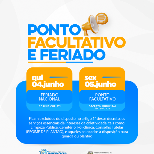 PONTO FACULTATIVO 19 PONTO FACULTATIVO 19